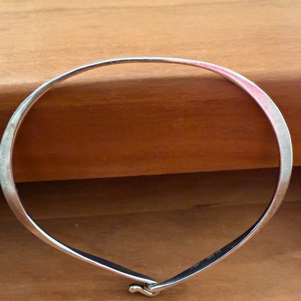 James Avery Hammered Sterling Silver Bracelet - Picture 2 of 2